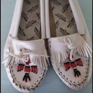 Girls Moccasins Leather Shoes